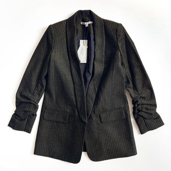 Veronica Beard Clay Shawl Lapel Boy Blazer Green Size 6 NEW NWT - Picture 3 of 9